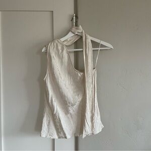 🤍 euc | wayf | elegant one shoulder sleeveless top